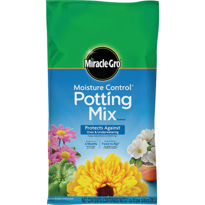 Miracle-Gro Moisture Control 1 Cu. Ft. 34 Lb. Indoor & Outdoor Potting Soil