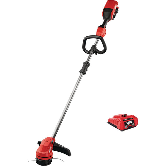 SKIL PWRCore 40V Brushless 14 In. String Trimmer Kit with Twist Load and AutoPWRJump Charger