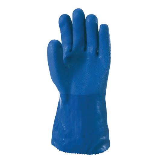 Wells Lamont Men's Large Heavy-Duty Chemical Resistant PVC Coated Glove