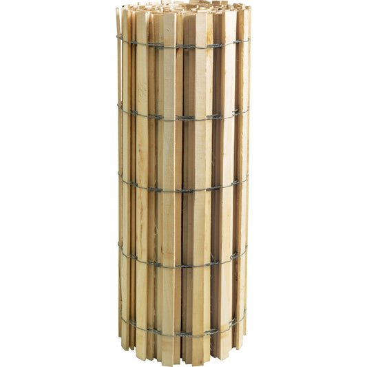 Sourcewood 4 Ft. H. x 50 Ft. L. Wood Snow Safety Fence, Natural