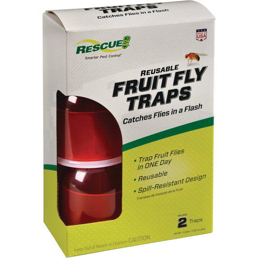 Rescue Reusable Fruit Fly Trap (2-Pack)