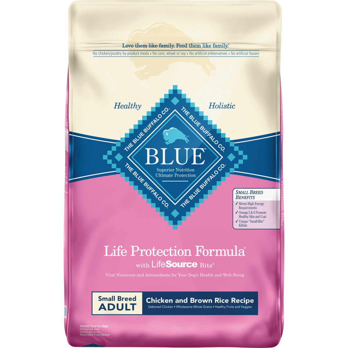 Blue Buffalo Life Protection Formula 15 Lb. Chicken & Brown Rice Small Breed Adult Dry Dog Food