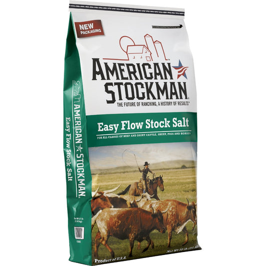 American Stockman 50 Lb. 95% Purity Easy Flow Stock Salt