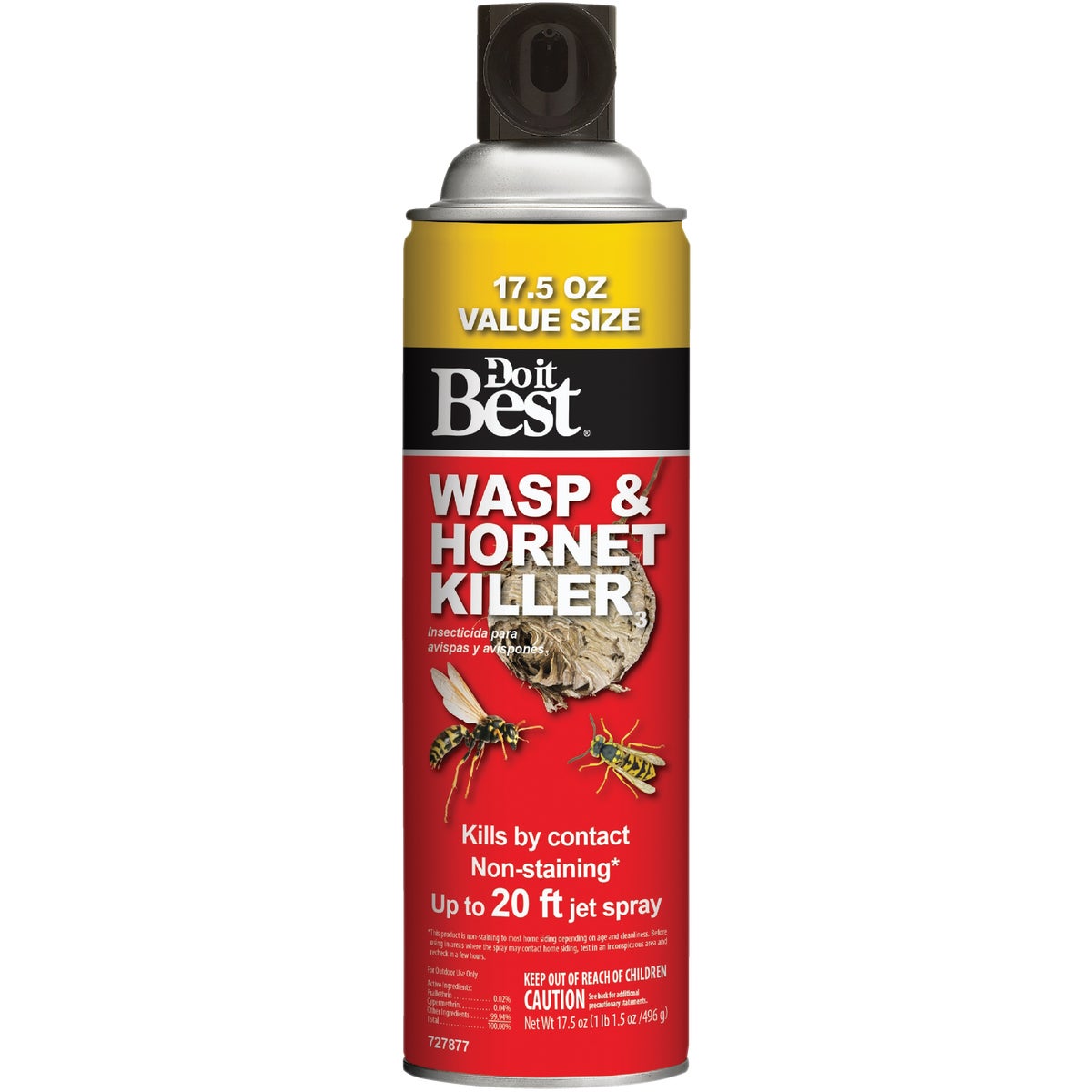 Do it Best 17.5 Oz. Liquid Aerosol Spray Wasp & Hornet Killer