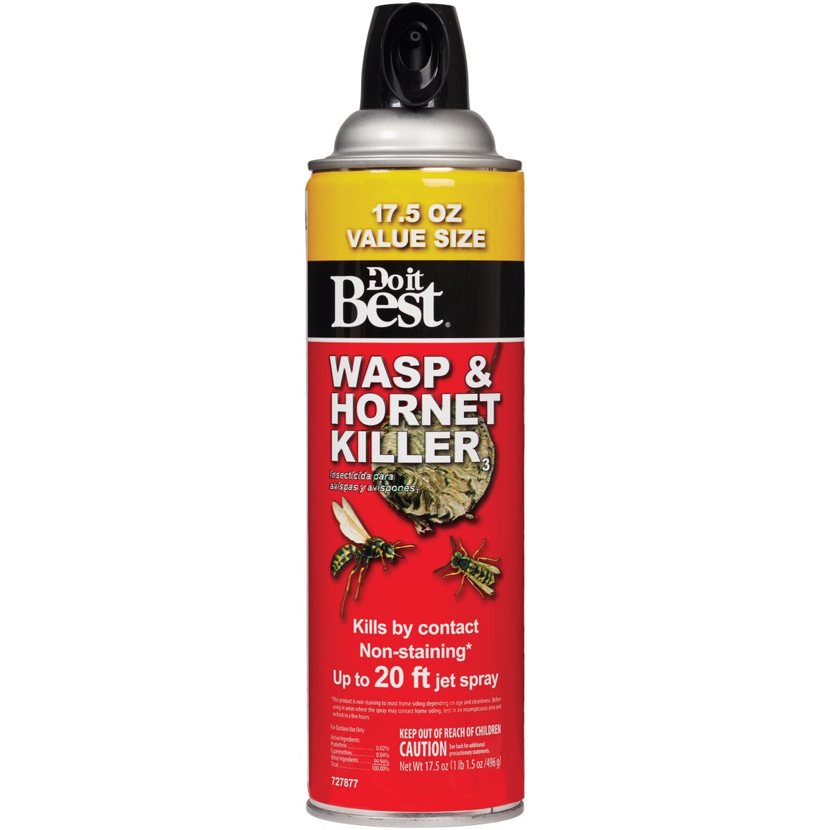 Do it Best 17.5 Oz. Liquid Aerosol Spray Wasp & Hornet Killer