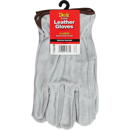 Do it Best Men's XL Brushed Suede Leather Work Glove