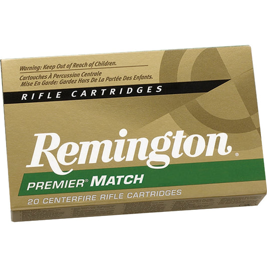 Remington Premier Match .223 Rem 62 Grain HP Centerfire Ammunition Cartridges