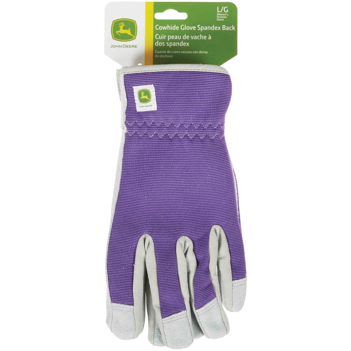 John Deere Women's Medium/Large Cowhide Leather Work Glove