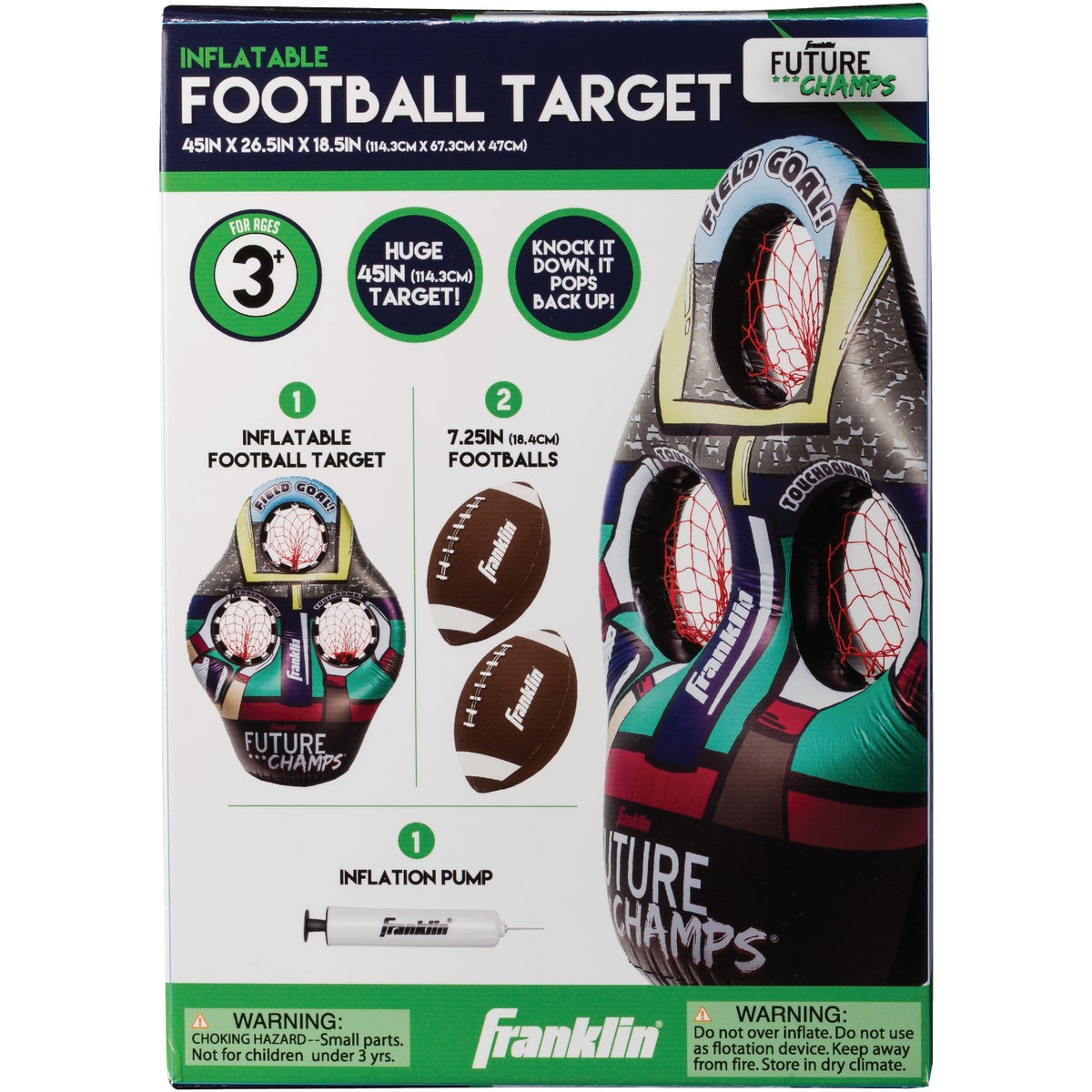 Franklin NFL Inflatable 3-Hole Football Target