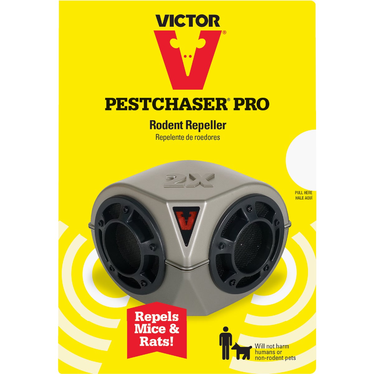 Victor PestChaser High-Frequency Large Room 110 VAC Electronic Pest Repellent