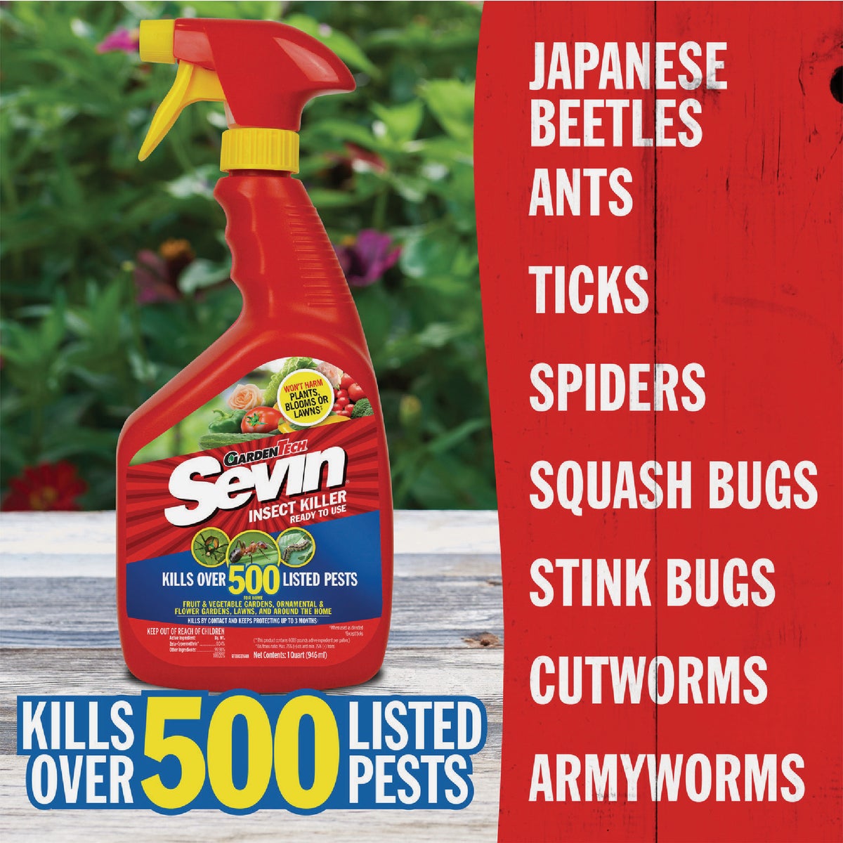 Garden Tech Sevin 32 Oz. Ready To Use Trigger Spray Insect Killer