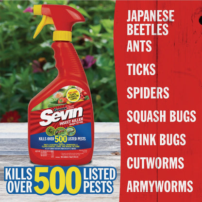 Garden Tech Sevin 32 Oz. Ready To Use Trigger Spray Insect Killer