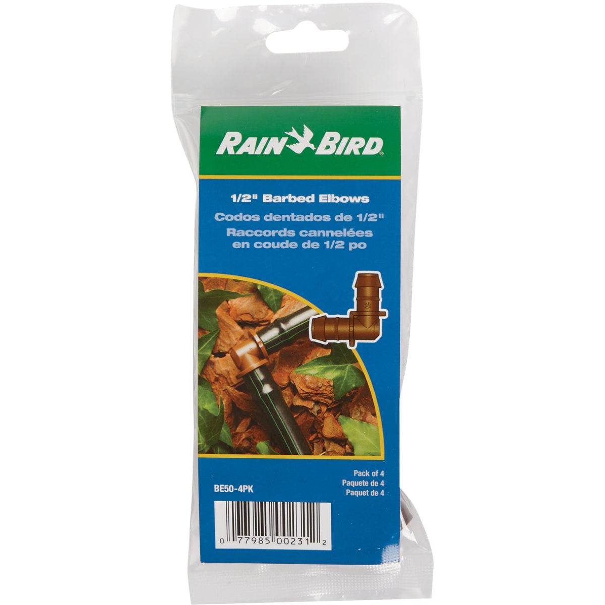 Rain Bird 1/2 In. Tubing Barbed Elbow (4-Pack)