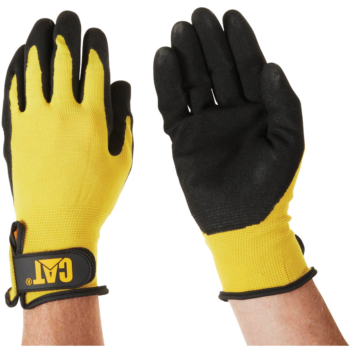 CAT Men's XL Nitrile Coated Nylon Knit Glove