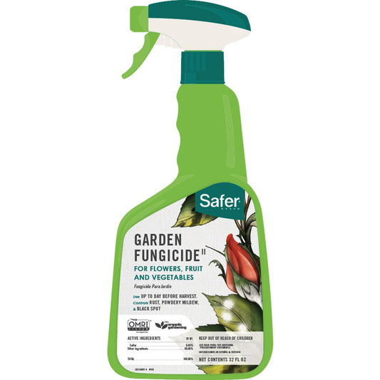 Safer 32 Oz. Ready To Use Trigger Spray Garden Fungicide