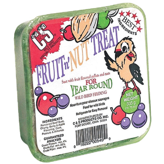 C&S 11.75 Oz. Fruit & Nut Treat Suet