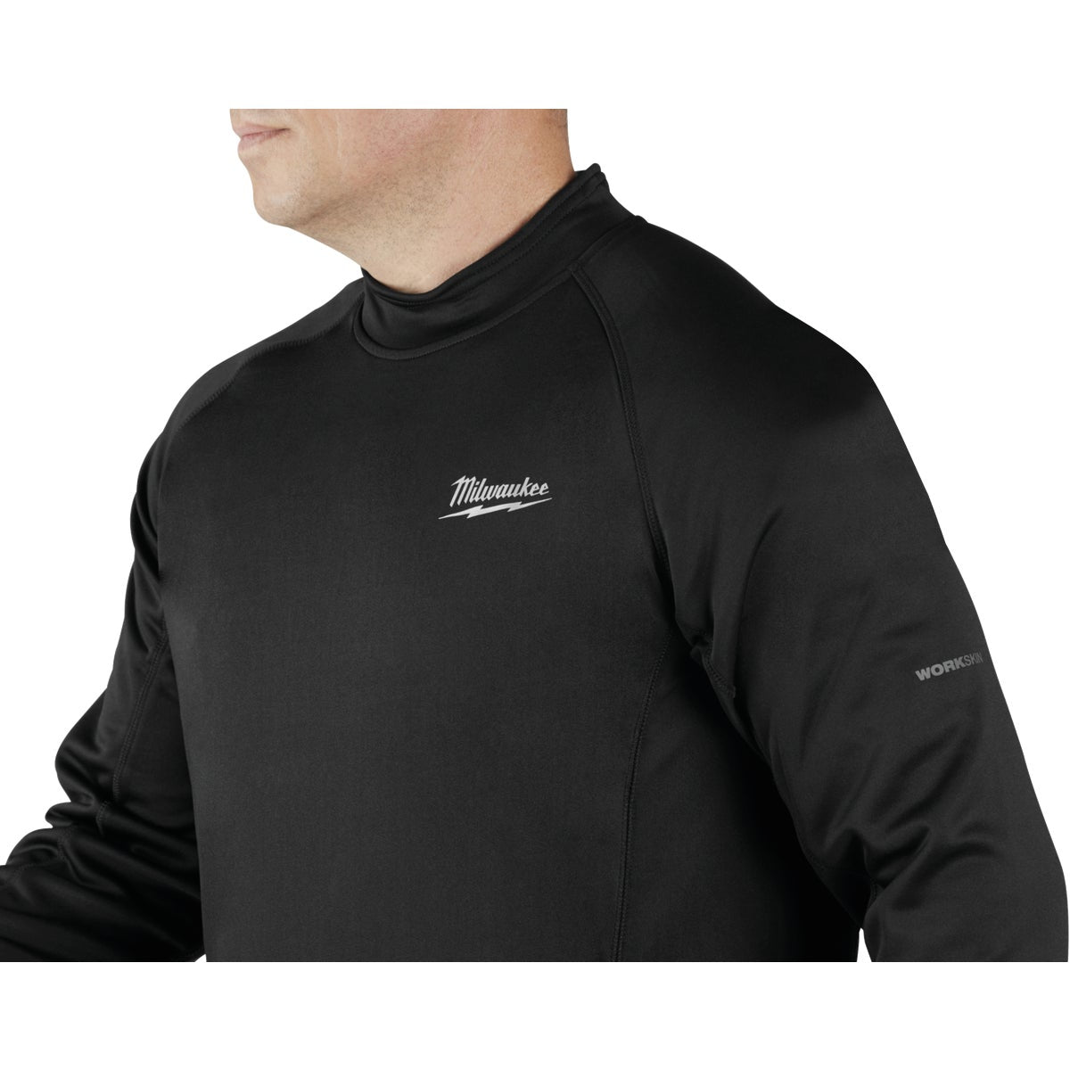 Milwaukee Workskin 2XL Black Heated Midweight Base Layer Shirt