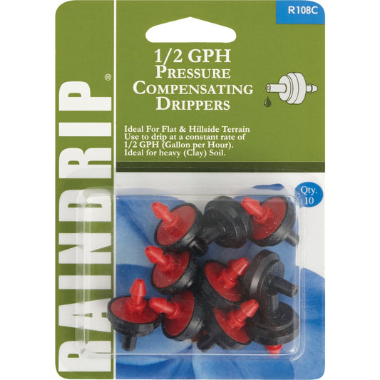 Raindrip 1/2 GPH On-Line Dripper (10-Pack)