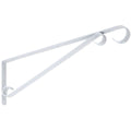 National 15 In. White Steel Hanging Plant Bracket