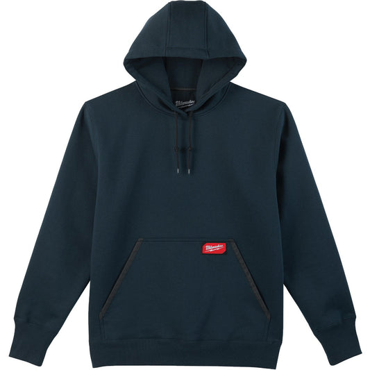 Milwaukee 2XL Navy Blue Heavy-Duty Pullover Hooded Sweatshirt