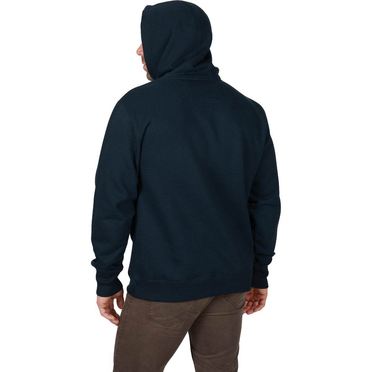 Milwaukee 2XL Navy Blue Heavy-Duty Pullover Hooded Sweatshirt