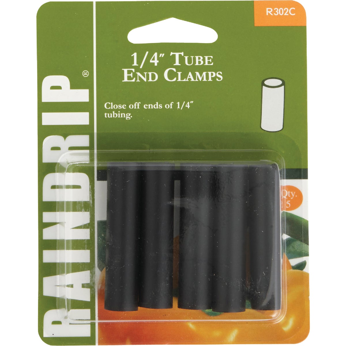 Raindrip 1/4 In. Tube End Clamp (5-Pack)