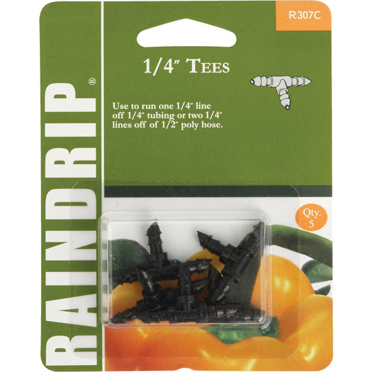 Raindrip 1/4 In. Barb x 1/4 In. Barb Tee (5-Pack)