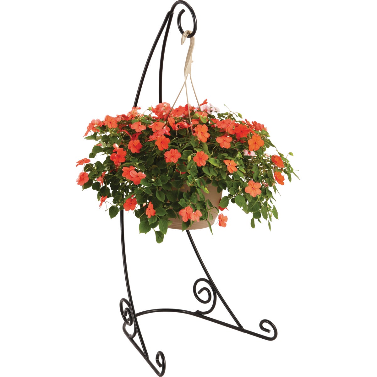 Best Garden 40 In. H. Black Steel Plant Hanger Stand