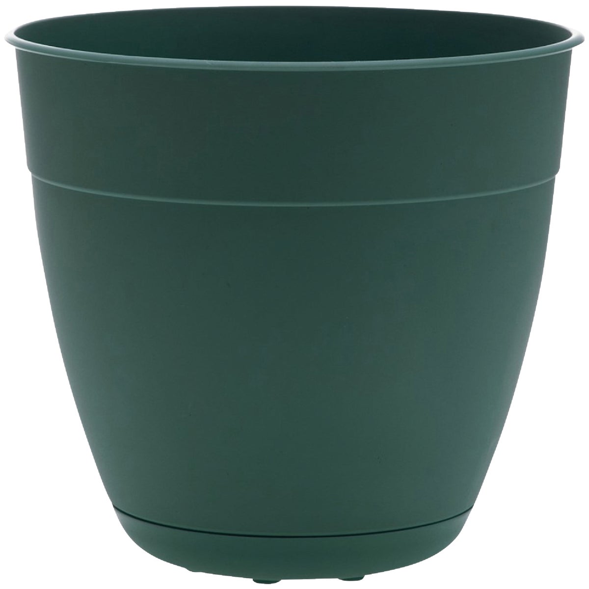 Bloem Ocean Series Dayton 14.5 In. H. x 16 In. Dia. Recycled Ocean Plastic Turtle Green Planter