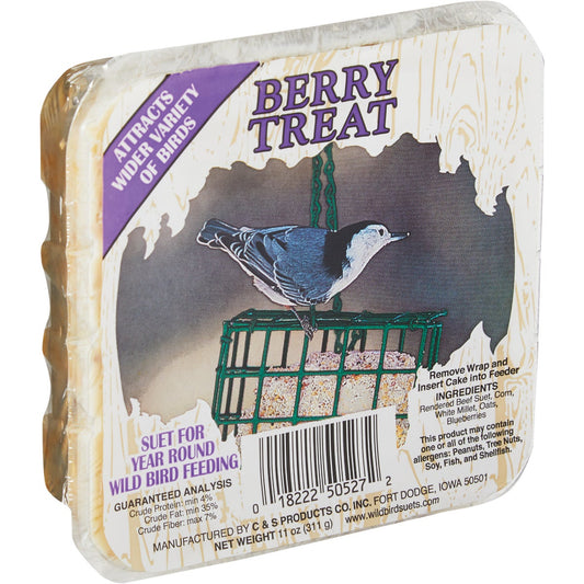 C&S 11 Oz. Berry Treat Wild Bird Suet