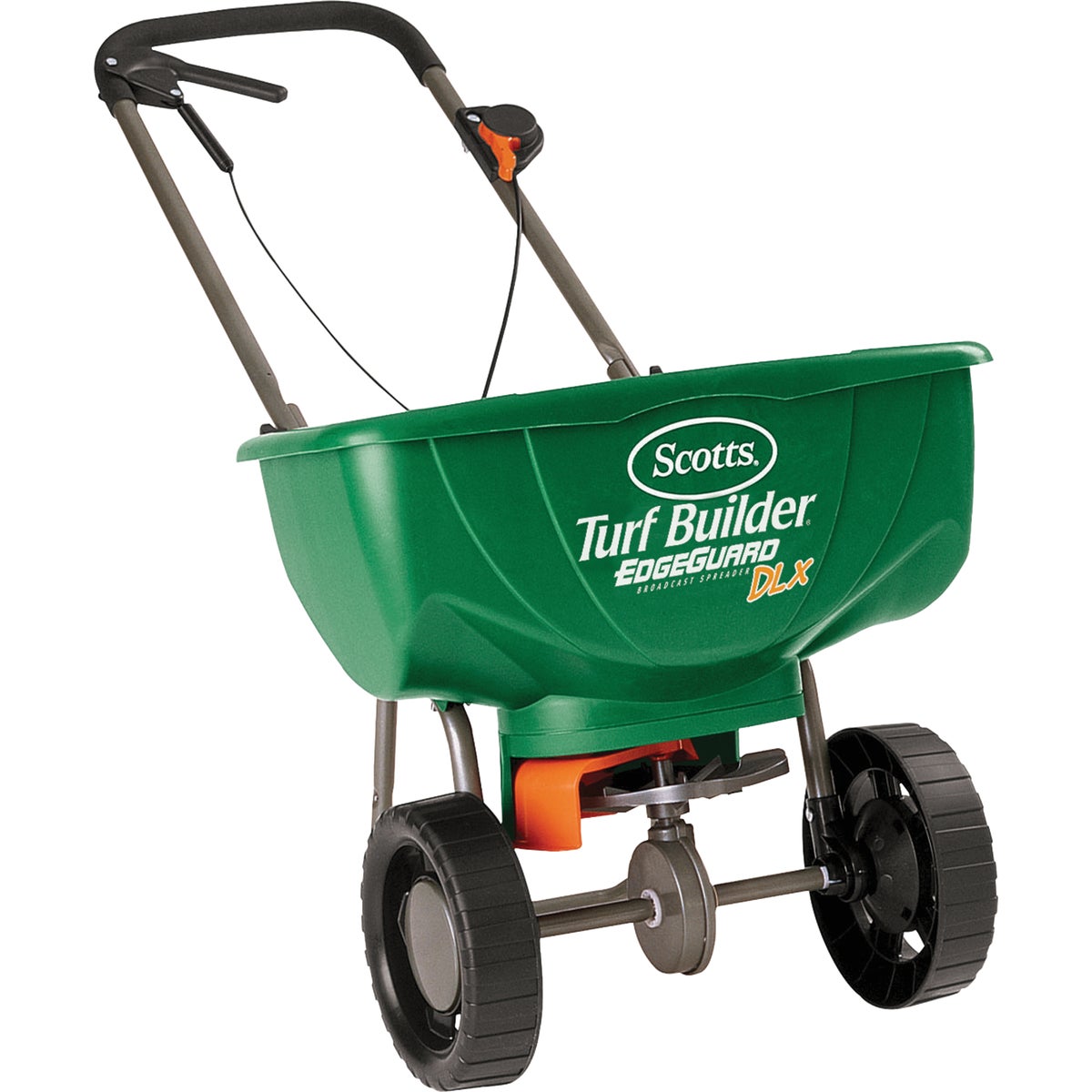 Scotts Turf Builder EdgeGuard DLX Broadcast Fertilizer Spreader