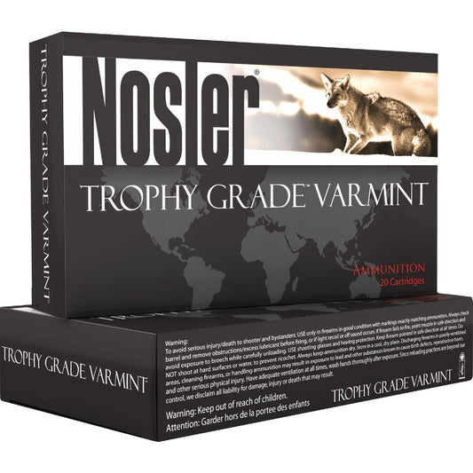 Nosler Trophy Grade .223 Rem 55 Grain E-Tip Centerfire Ammunition Cartridges