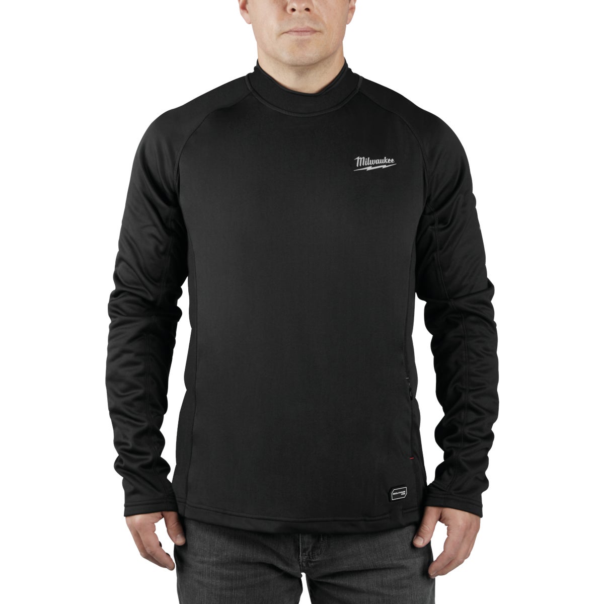 Milwaukee Workskin Large Black Heated Midweight Base Layer Shirt