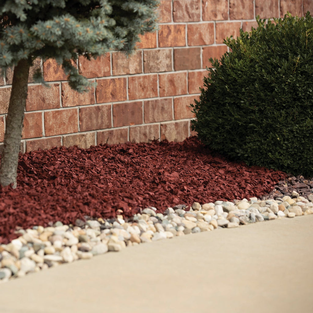 NuScape Red 0.8 Cu. Ft. Rubber Mulch Nuggets