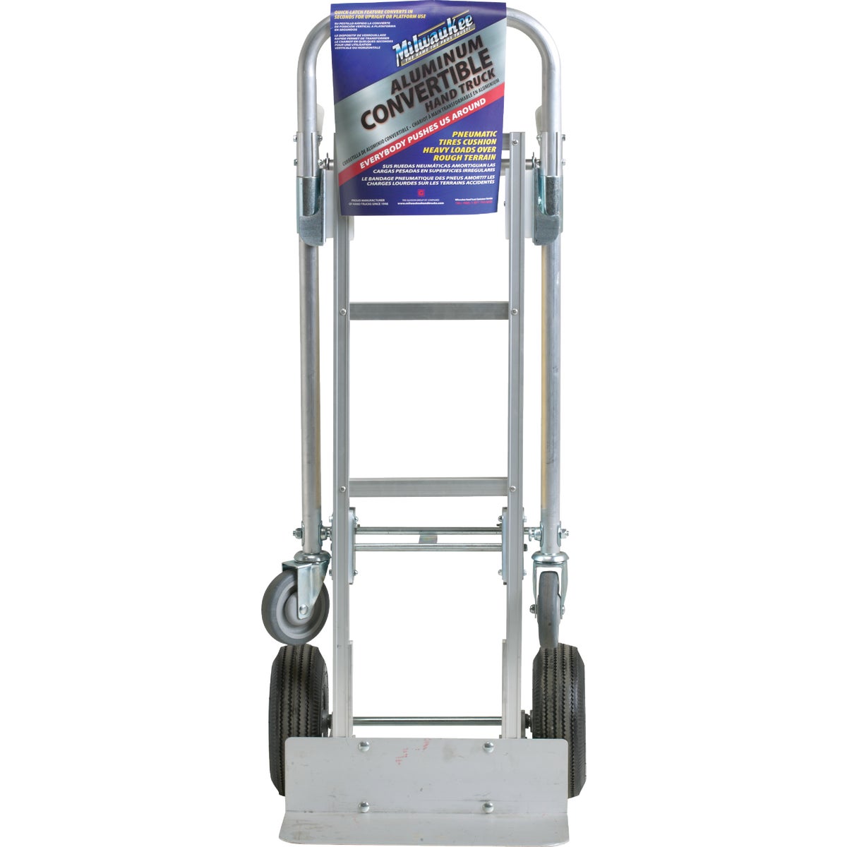 Milwaukee 800 Lb. Capacity Aluminum Convertible Hand Truck