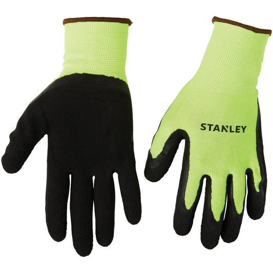 Stanley Men's XL Polyester Shell Hi-Vis Work Glove