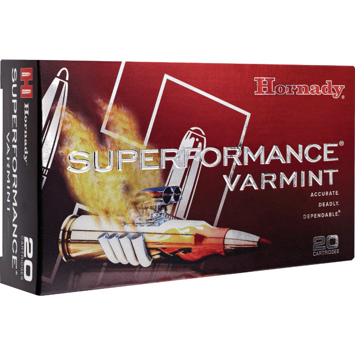 Hornady Superformance Varmint .223 Rem 53 Grain V-Max Centerfire Ammunition Cartridges