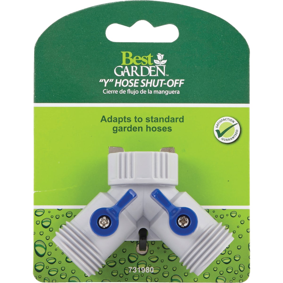 Best Garden Poly Y-Connector Hose Shutoff