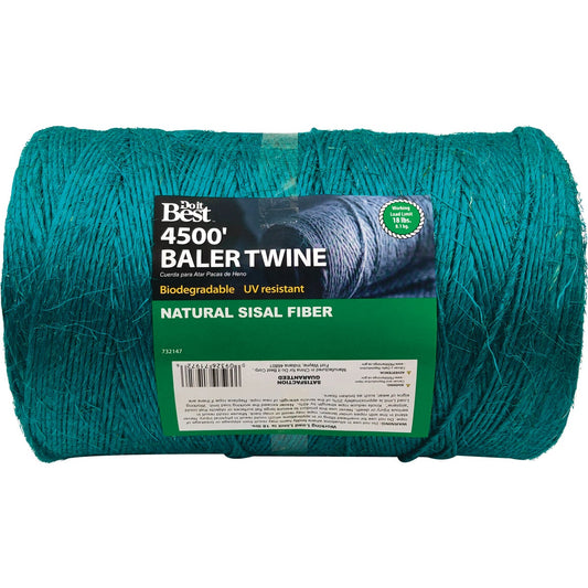 Do it Best 0.110 In. x 4500 Ft. Green Sisal Fiber Baler Twine