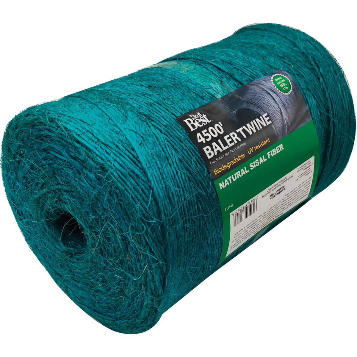 Do it Best 0.110 In. x 4500 Ft. Green Sisal Fiber Baler Twine