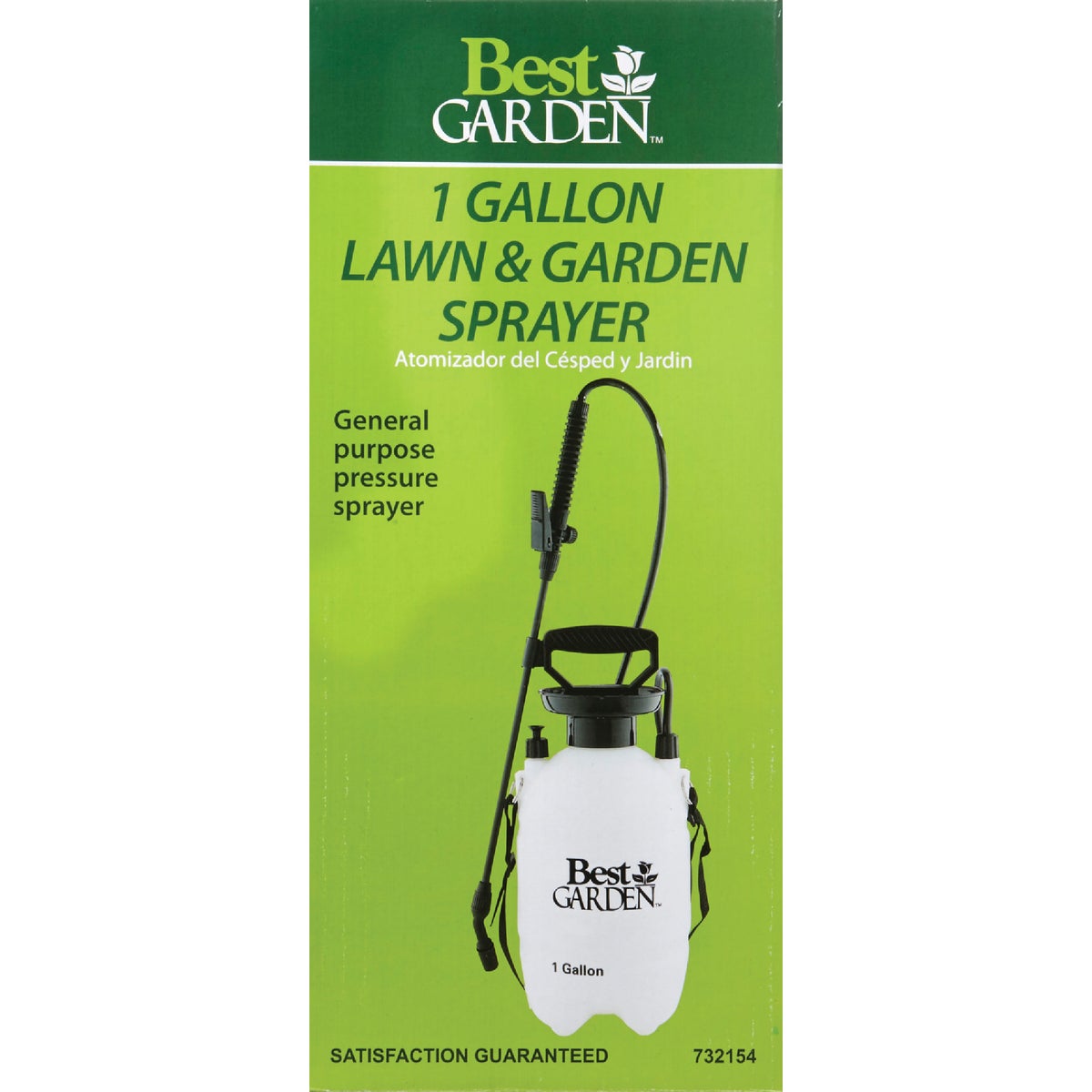 Best Garden 1 Gal. Tank Sprayer with Fiberglass Wand