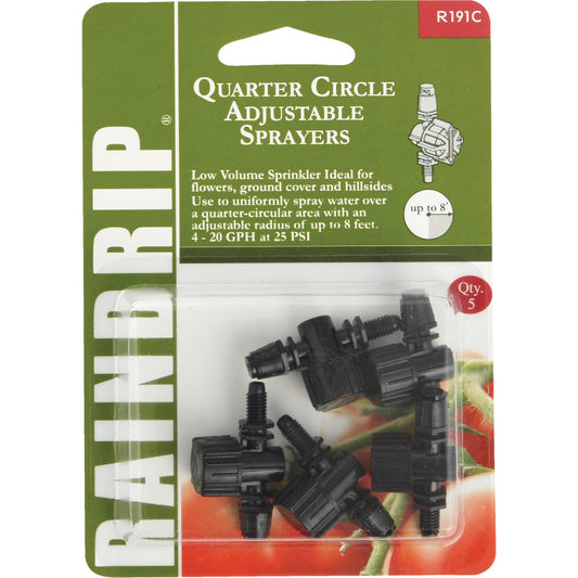 Raindrip Quarter Circle Adjustable Sprayer (5-Pack)