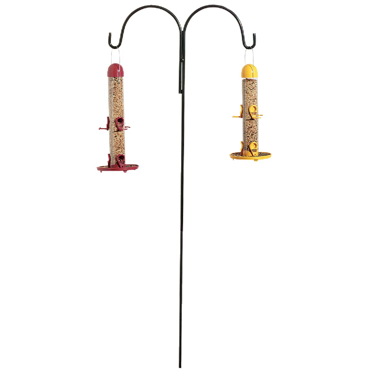 Perky-Pet Red Plastic Silo Tube Bird Feeder