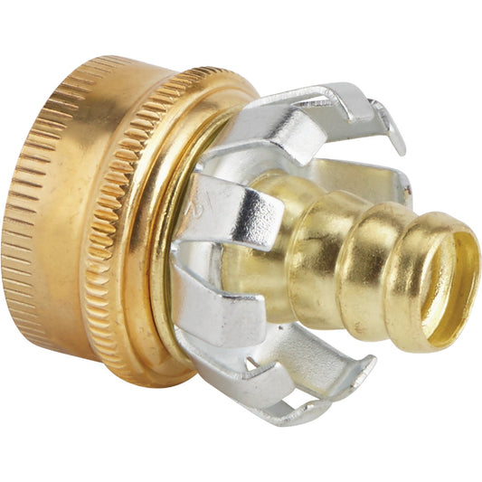 Best Garden 1/2 In. Female Brass Hose Coupling Mender