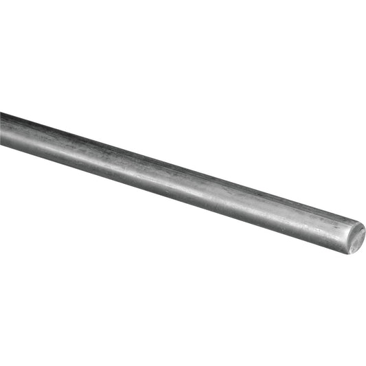 Hillman Steelworks Steel 1/4 In. X 6 Ft. Solid Rod