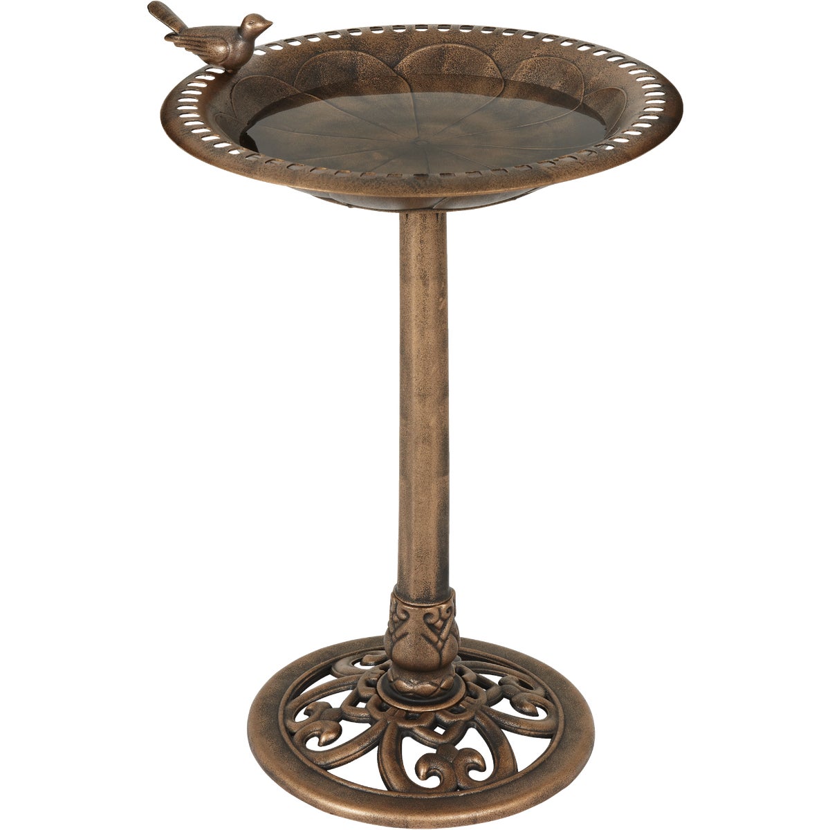 Best Garden Antique Bronze Decorative Pedestal Bird Bath