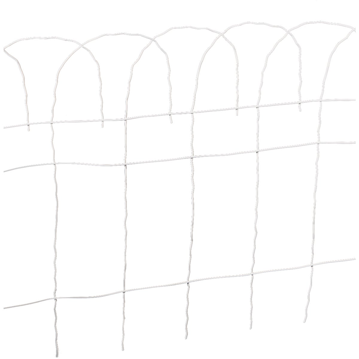 Best Garden 14 In. H x 20 Ft. L Galvanized Wire Decorative Border Fence