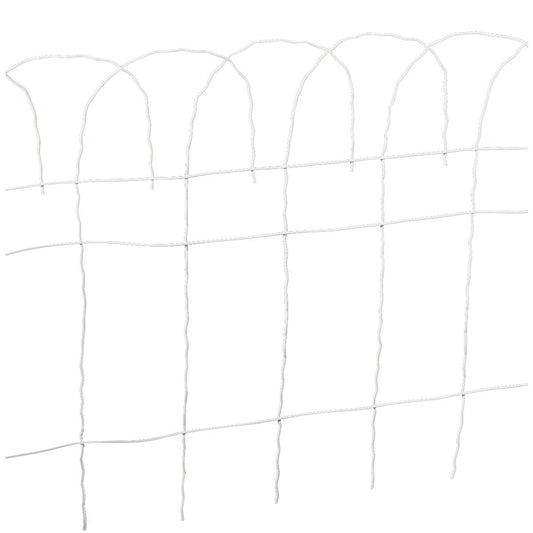 Best Garden 14 In. H x 20 Ft. L Galvanized Wire Decorative Border Fence