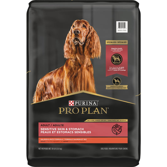 Purina Pro Plan Sensitive Skin & Stomach 30 Lb. Salmon & Rice Flavor Adult Dry Dog Food