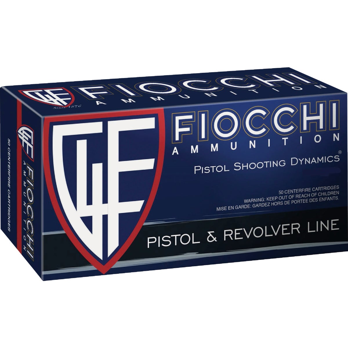 Fiocchi Shooting Dynamics 9mm 124 Grain JHP Centerfire Ammunition Cartridges